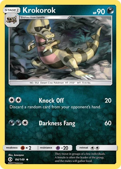 SM01: Krokorok (Reverse Holofoil)