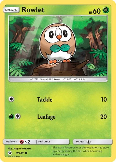 SM01: Rowlet (Reverse Holofoil)