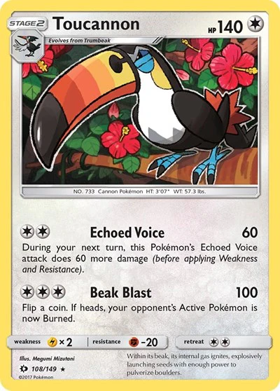 SM01: Toucannon (Reverse Holofoil)