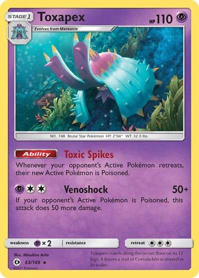 SM01: Toxapex (Holofoil)