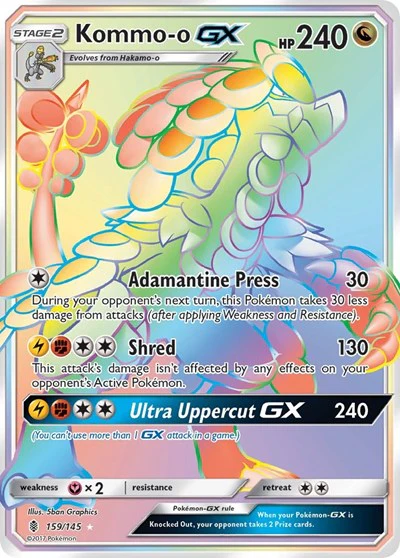 SM02: Kommo-o GX (Secret) (Holofoil)
