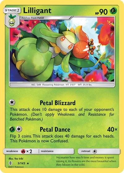 SM02: Lilligant (Reverse Holofoil)
