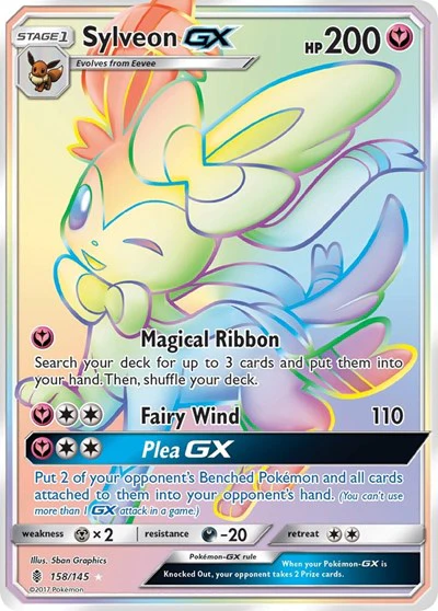 SM02: Sylveon GX (Secret) (Holofoil)