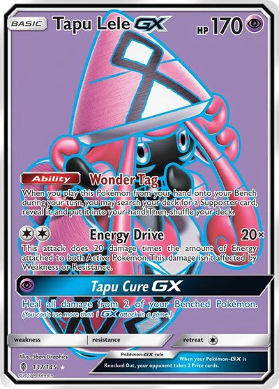 SM02: Tapu Lele GX (Full Art) (Holofoil)