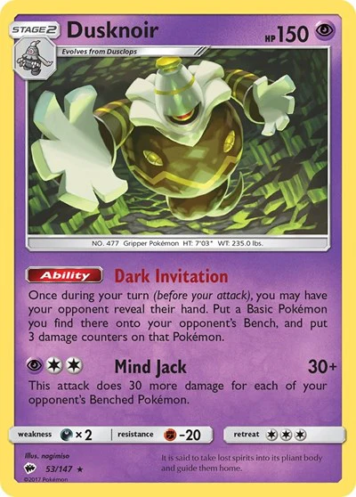 SM03: Dusknoir (Holofoil)