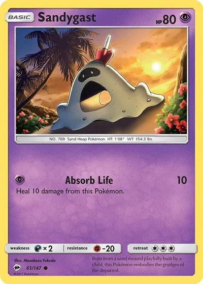 SM03: Sandygast (Reverse Holofoil)