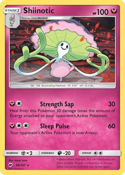 SM03: Shiinotic (Reverse Holofoil)