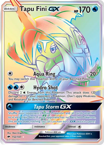 SM03: Tapu Fini GX (Secret) (Holofoil)