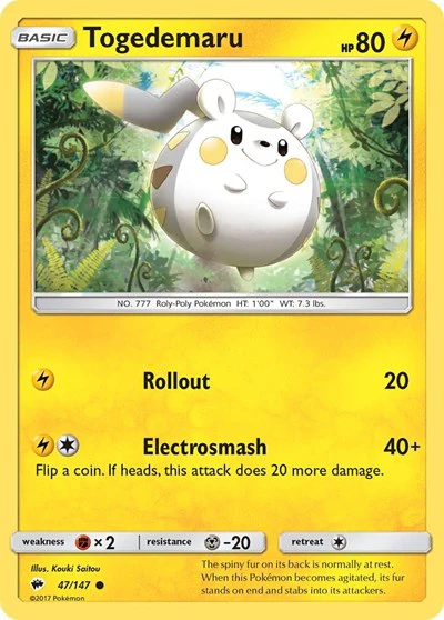 SM03: Togedemaru (Reverse Holofoil)