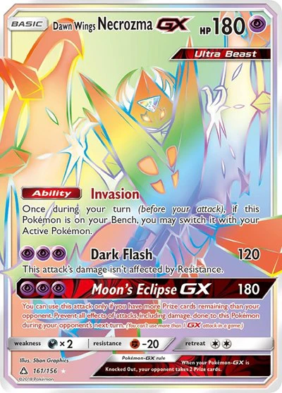 SM05: Dawn Wings Necrozma GX (Secret Rare) (Holofoil)