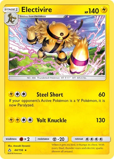 SM05: Electivire (Reverse Holofoil)