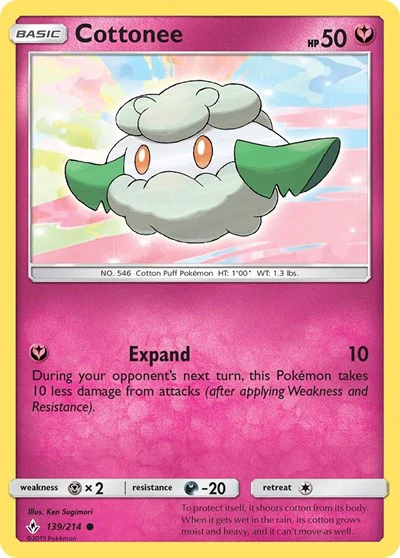 SM10: Cottonee (Reverse Holofoil)