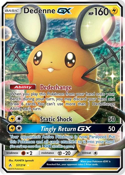 SM10: Dedenne GX (Holofoil)