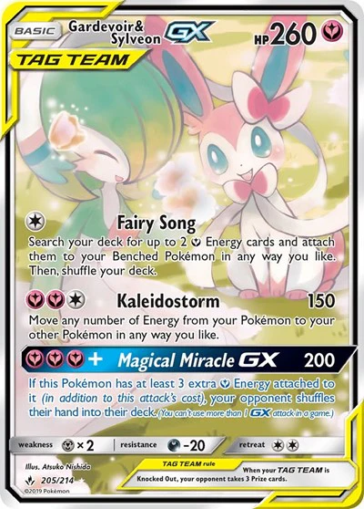 SM10: Gardevoir & Sylveon GX (205) (Alternate Full Art) (Holofoil)