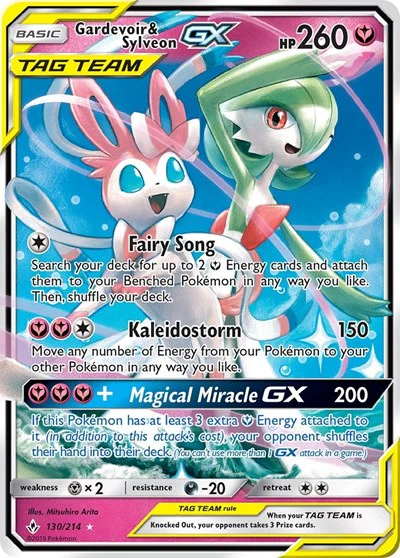 SM10: Gardevoir & Sylveon GX (Holofoil)