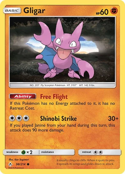 SM10: Gligar (Reverse Holofoil)