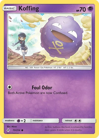 SM10: Koffing (Reverse Holofoil)