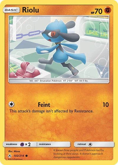 SM10: Riolu (Reverse Holofoil)