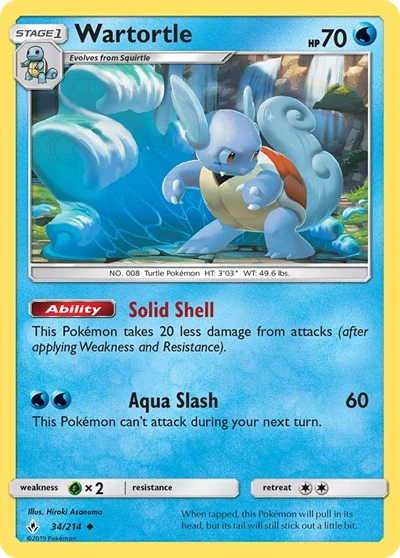 SM10: Wartortle (Reverse Holofoil)