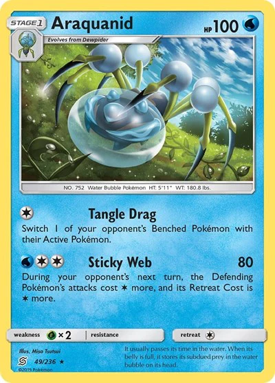 SM11: Araquanid (Reverse Holofoil)
