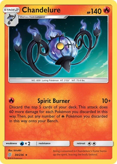 SM11: Chandelure (Reverse Holofoil)