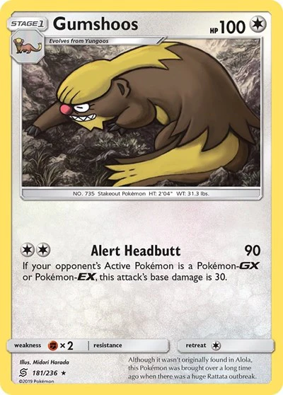 SM11: Gumshoos (Reverse Holofoil)