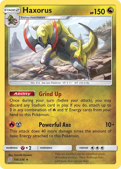 SM11: Haxorus (Reverse Holofoil)