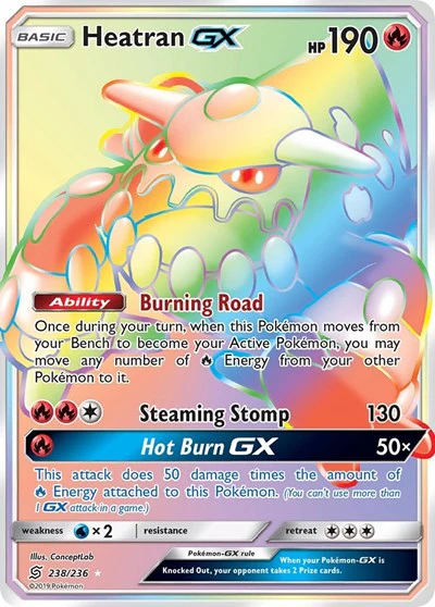 SM11: Heatran GX (Secret) (Holofoil)