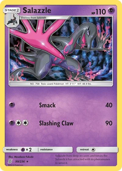 SM11: Salazzle (99) (Reverse Holofoil)
