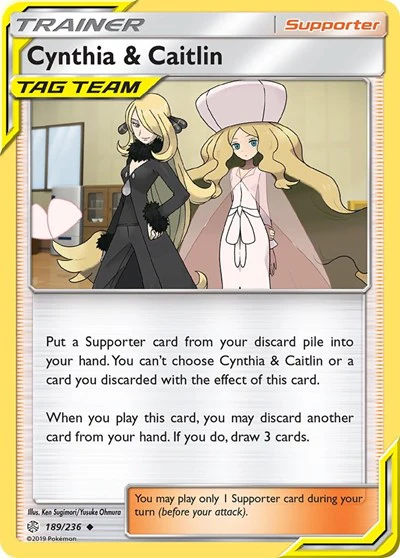 SM12: Cynthia & Caitlin (Reverse Holofoil)