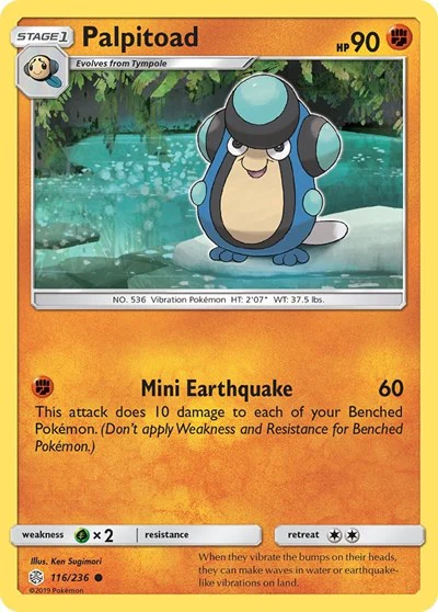 SM12: Palpitoad (Reverse Holofoil)