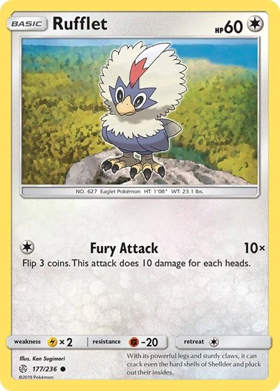 SM12: Rufflet (Reverse Holofoil)