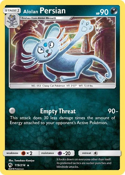 SM8: Alolan Persian (Reverse Holofoil)