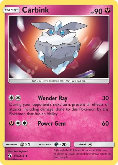 SM8: Carbink (143) (Reverse Holofoil)