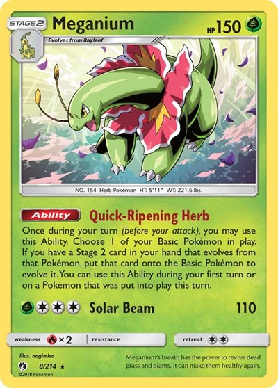 SM8: Meganium (Holofoil)