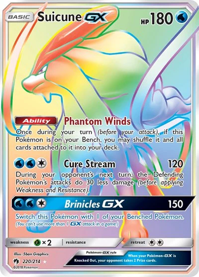 SM8: Suicune GX (Secret) (Holofoil)