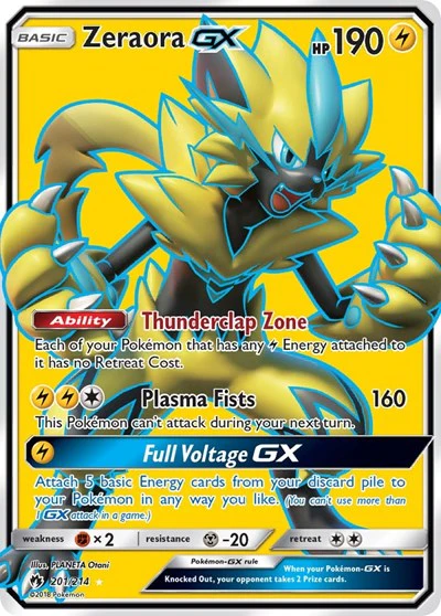 SM8: Zeraora GX (Full Art) (Holofoil)