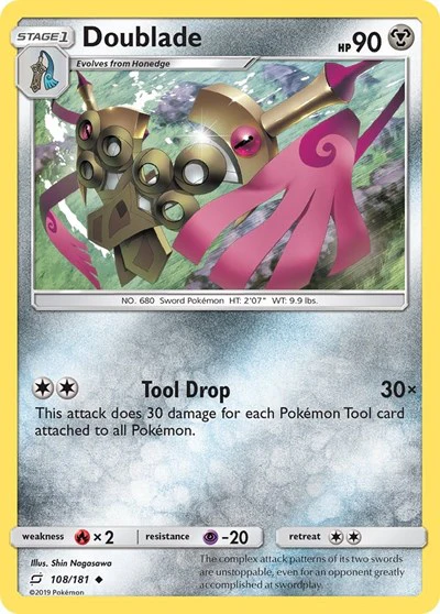 SM9: Doublade (Reverse Holofoil)