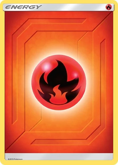 SM9: Fire Energy (2019 Unnumbered) (Reverse Holofoil)
