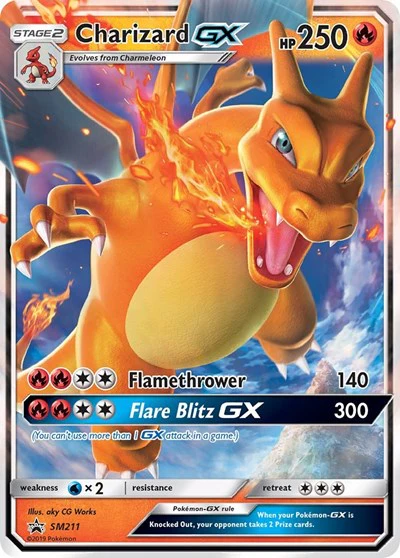 SMP: Charizard GX - SM211 (Holofoil)