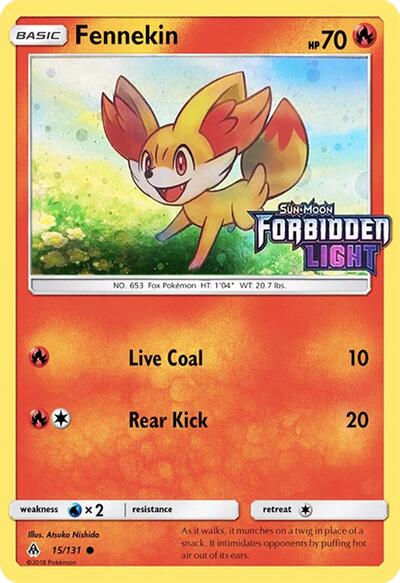 SMP: Fennekin - 15/131 (Toys R' Us Promo) (Holofoil)