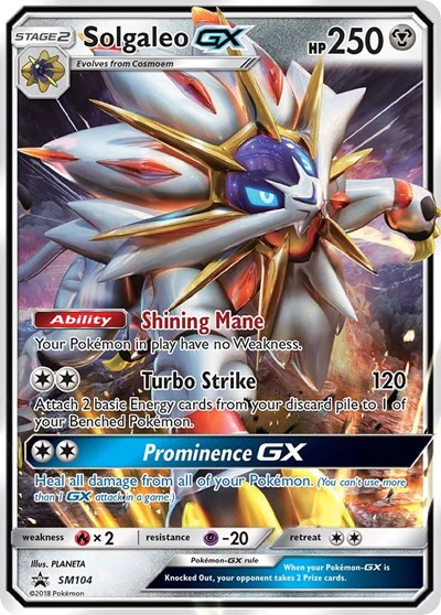 SMP: Solgaleo GX - SM104 (Holofoil)
