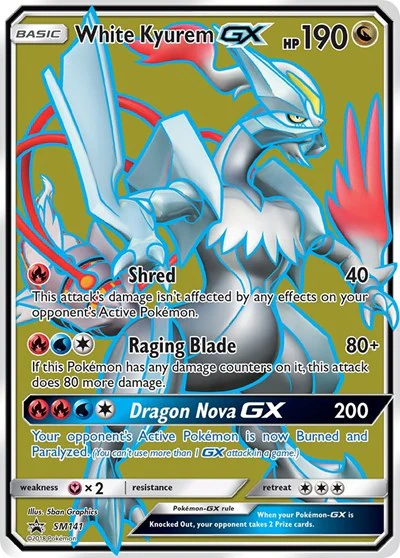 SMP: White Kyurem GX - SM141 (Holofoil)