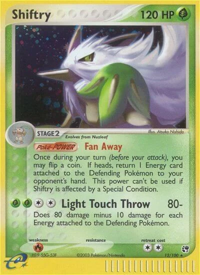 SS: Shiftry - 12/100 (Holofoil)
