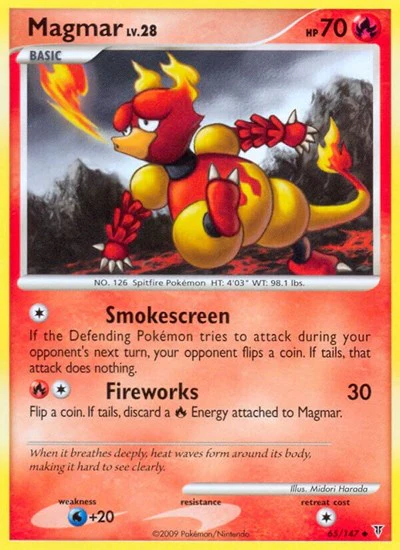 SV: Magmar (Reverse Holofoil)