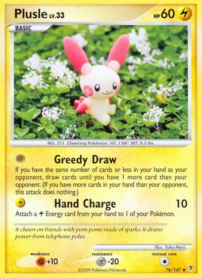 SV: Plusle (Reverse Holofoil)
