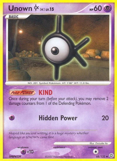 SW: Unown [K] (Reverse Holofoil)