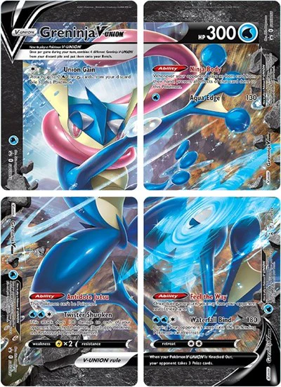 SWSD: Greninja V-UNION [Set of 4] (Holofoil)
