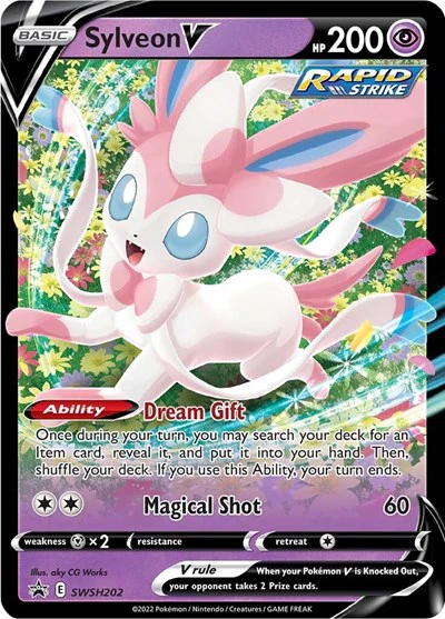 SWSD: Sylveon V - SWSH202 (Holofoil)