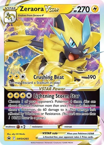 SWSD: Zeraora VSTAR - SWSH265 (Holofoil)